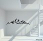 Preview: 46362 Berge Silhouette Wandtattoo